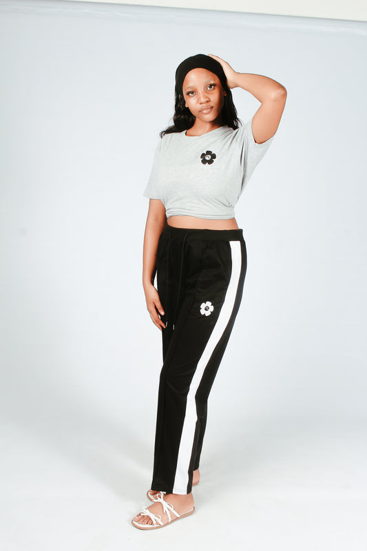 Relaxed Track Pants & T-shirt