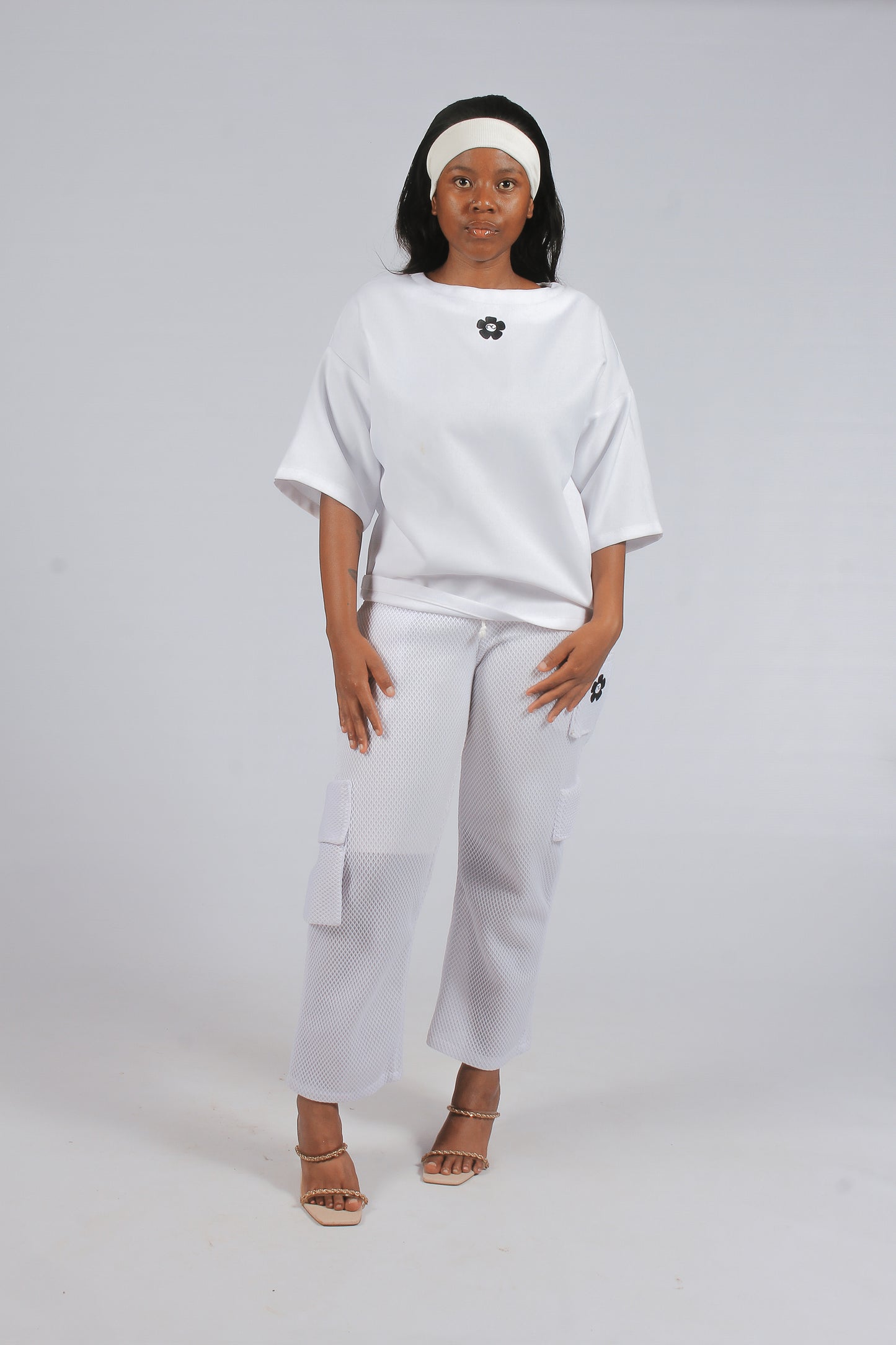 Drop Sholder T-shirt & Cargo Pants