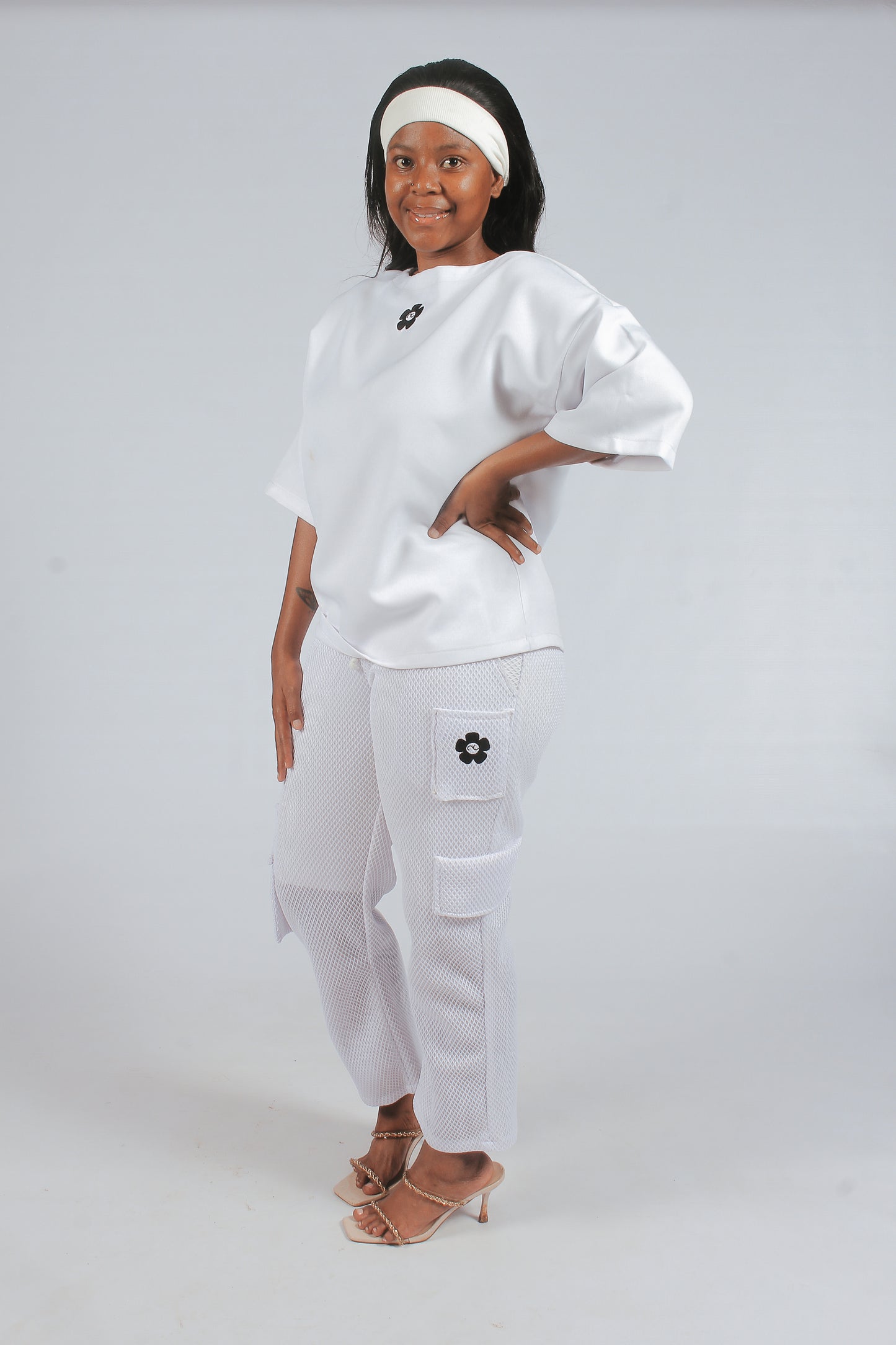 Drop Sholder T-shirt & Cargo Pants